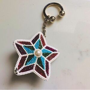 Judith Leiber Vintage Rare Jeweled Encrusted Star Key & Card Holder